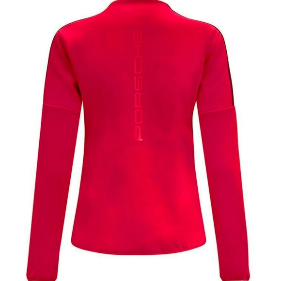 Porsche Motorsport Women's Softshell Red Jacket with black mesh - Picture 12 of 12